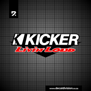 Kicker Sticker - Livin' Loud